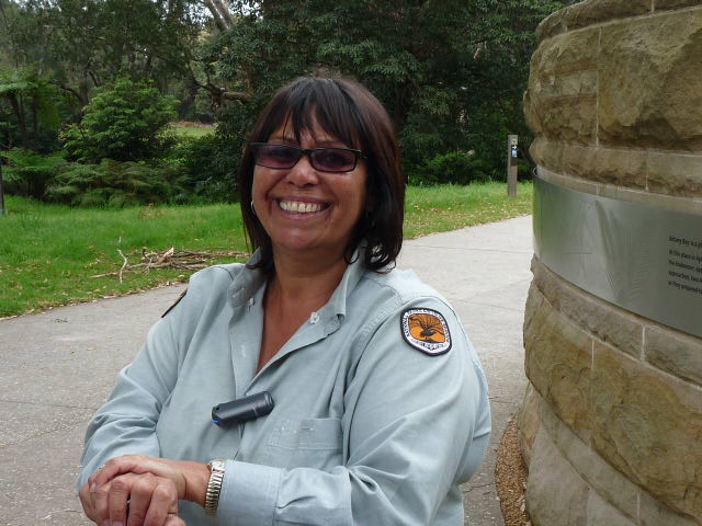 Pamela Young teaching about Koori culture